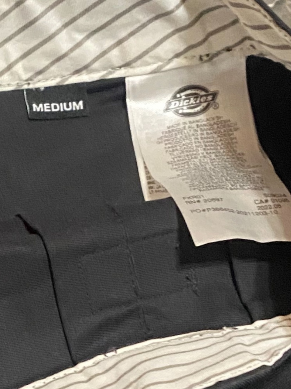 Dickies Black Pleated Skirt with Logo - Picture 9 of 11